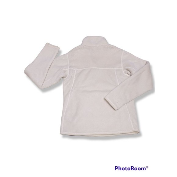 🌼HP🌼 Patagonia Women's Raw Linen-White Re-Tool Snap Fleece Pullover - S - Picture 4 of 11